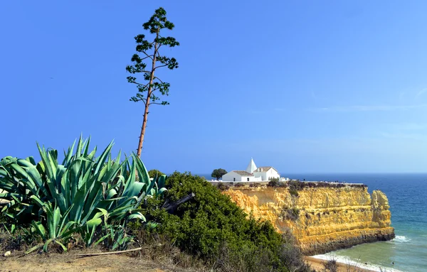 Falaises spectaculaires sur Senhora Da Rocha Nova Beach — Photo