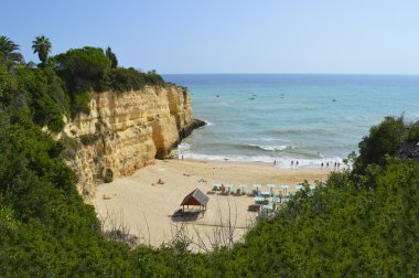Senhora Da Rocha kumsalda Algarve Portekiz