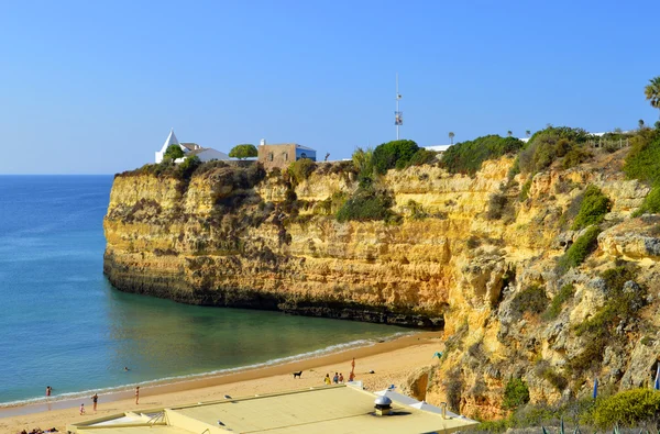 Playa Senhora Da Rocha en Portugal — Foto de Stock