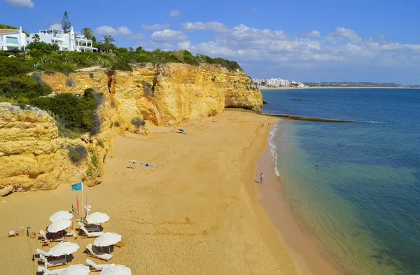 Cova Redonda Beach, Armacao De Pera, Algarve, Portugal — Stockfoto