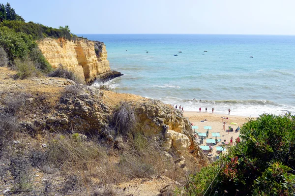 Senhora Da Rocha Beach w Portugalii — Zdjęcie stockowe