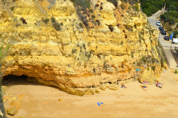 Senhora Da Rocha kumsalda Algarve Portekiz — Stok fotoğraf