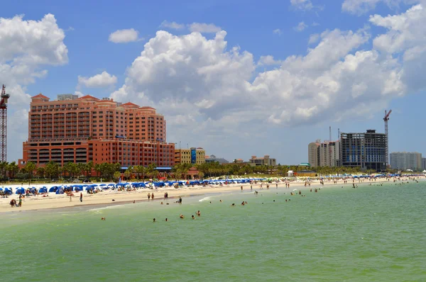 Hotels on Clearwater Beach in Florida — Stock Photo, Image