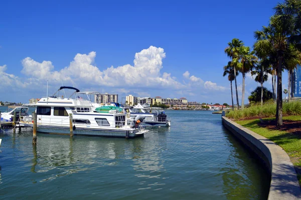 Clearwater Beach harbour in Florida — Stock Photo, Image