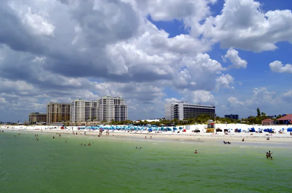 Hotéis em Clearwater Beach, na Flórida — Fotografia de Stock