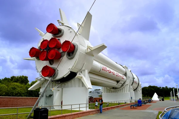 Kvicksilver Redstone raket på displayen på Kennedy Space Center — Stockfoto