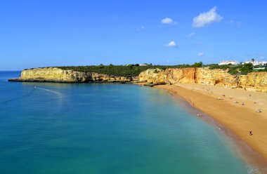 Muhteşem Senhora Da Rocha Nova Beach Portekiz uçurumlarda