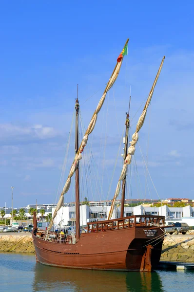 Replica of the caravel Boa Esperanca — Stock Photo, Image