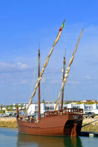 Replica della caravella Boa Esperanca — Foto Stock