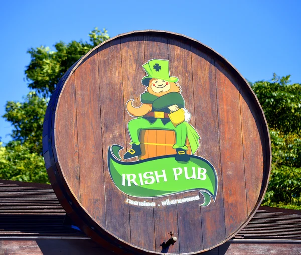 Señal de pub irlandés — Foto de Stock