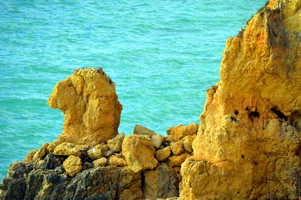 Ponta Da Piedade spettacolari formazioni rocciose Testa di cammello — Foto Stock