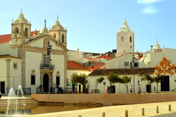 The historical Santa Maria Church in Lagos — Stock Photo, Image