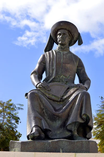 Statue des portugiesischen Seefahrers Henry aus dem 15. Jahrhundert — Stockfoto