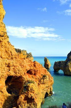 Ponta Da Piedade muhteşem kaya oluşumları