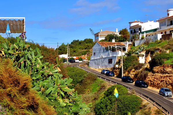 Benagil Pueblo pesquero de playa en Portugal — Foto de Stock