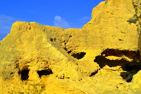 Sietskes beach Spektakuläre Felsformationen an der Algarve-Küste — Stockfoto