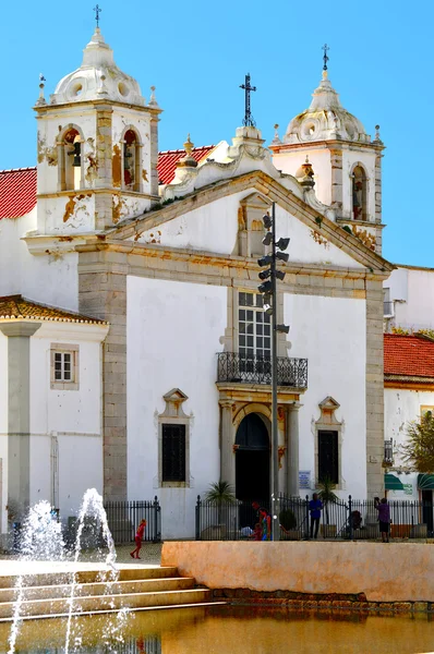 ラゴスの歴史的なサンタ・マリア ・教会鐘楼 2 — ストック写真