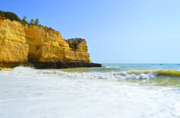 Senhora Da Rocha Beach sull'Algarve in Portogallo — Foto Stock