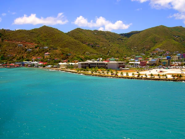 Tortola harbour in the West Indies Stock Picture