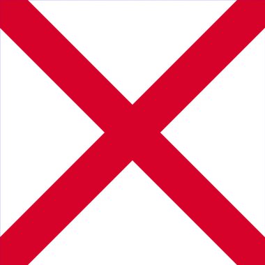 Alabama State Flag clipart