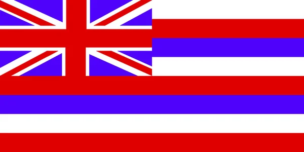 A view of the Hawaii State Flag — Stock Photo, Image