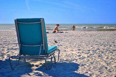 Clearwater Beach Florida sandalyede