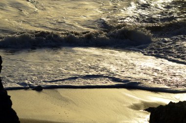 Sietskes Beach Algarve kıyısında kitap görünümü