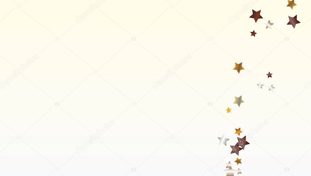 Bright Background with Confetti of Glitter Star Particles. Sparkle Lights Texture. Celebration pattern. Light Spots. Star Dust. Christmass Design. Explosion of Confetti. Design for Invitation.
