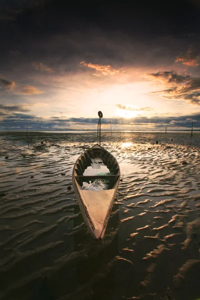 Fishing Pier Sunset — Stock Photo, Image