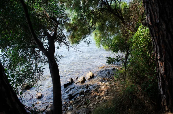 Výhled Záliv Icmeler Egejské Středozemní Moře Turecké Letovisko Marmaris Letní — Stock fotografie