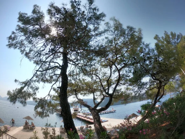 Panorama View Icmeler Bay Aegean Mediterranean Sea Turkish Resort Marmaris — Stockfoto