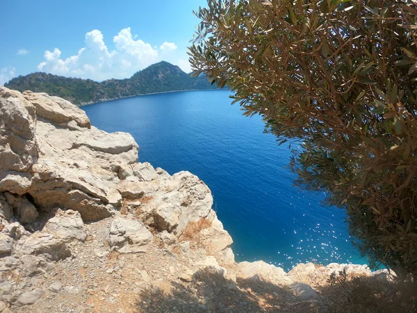 Panorama View Icmeler Bay Aegean Mediterranean Sea Turkish Resort Marmaris — Stockfoto