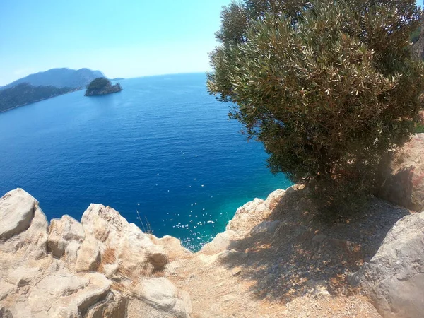 Panorama View Icmeler Bay Aegean Mediterranean Sea Turkish Resort Marmaris — Stockfoto