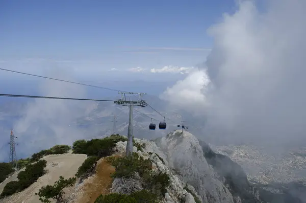 Mount Babadag New Funicular Oludeniz Beach Turkey June 2021 — Stock Photo, Image