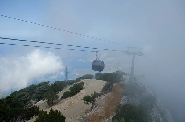 Mount Babadag Nová Lanovka Pláž Oludeniz Turecko Červen 2021 — Stock fotografie