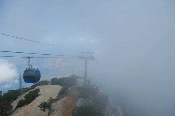 Mount Babadag New Funicular Oludeniz Beach Turkey June 2021 — Stock Photo, Image