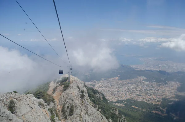 Mount Babadag New Funicular Oludeniz Beach Turkey June 2021 — Stock Photo, Image