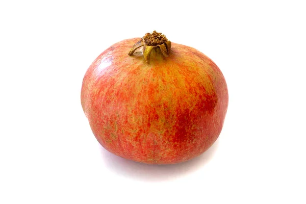 Granátové Jablko Vystřižené Bílém Pozadí — Stock fotografie