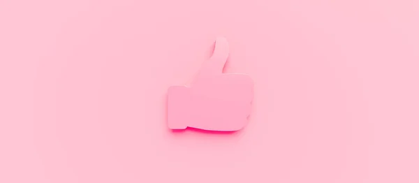 Konsep Media Sosial Pink Pink Pada Latar Belakang Pink Perenderan Stok Lukisan  