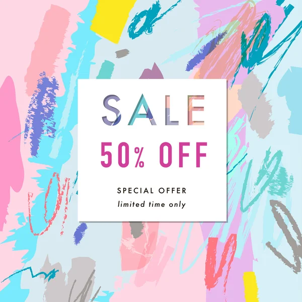 Satış banner tasarımı. Satılık şablon, etiket, poster.  