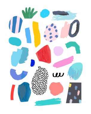 Sanatsal evrensel arka plan. El yapımı kumaşlar. Poster, kart, davetiye, başlık, kapak, afiş, broşür, broşür ve daha fazlası için tasarım. Vektör