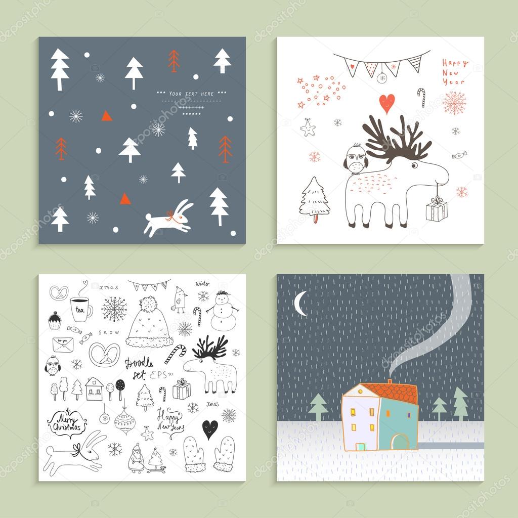 Christmas and New Year's Cards Collection