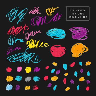 Petrol pastel doku ile yapılan dokular