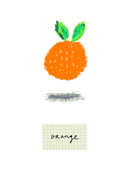 Naranja fresca saludable — Archivo Imágenes Vectoriales
