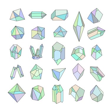 hipster retro backgrounds with crystals clipart