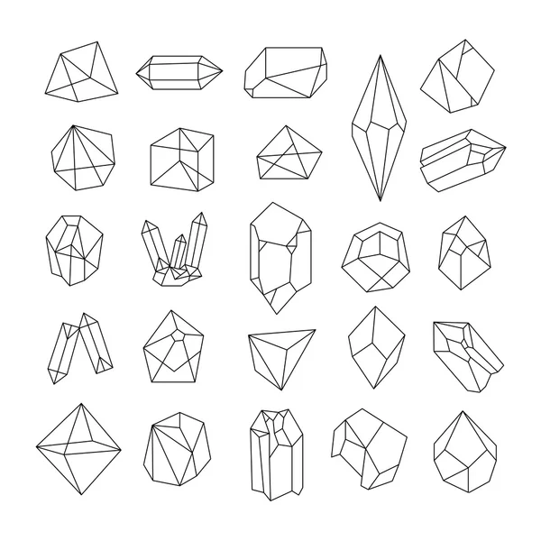 Хипстер ретро фон с кристаллами — стоковый вектор
