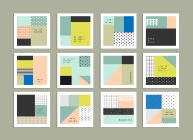 Evrensel kart koleksiyonu.