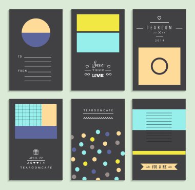 Evrensel kart koleksiyonu.