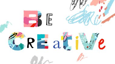 Creativity and Inspiration artistic poster.