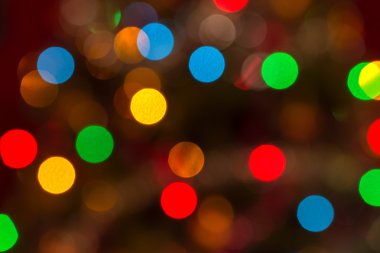 Son derece ufuk gerçek Noel bokeh arka plan 